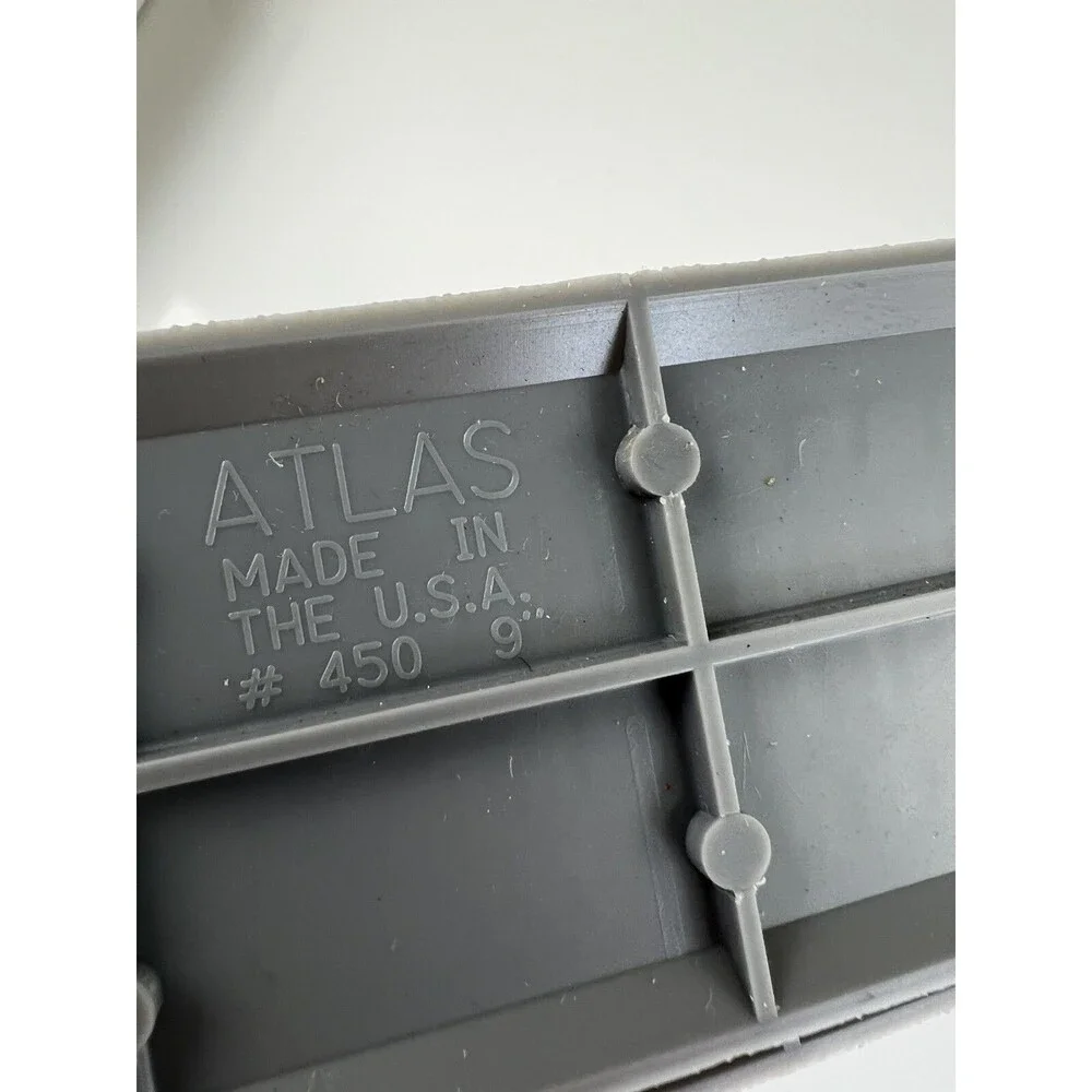 Vintage Made In USA 9” Atlas #450 Straight Railroad Track 3 Pcs Open Box Parts